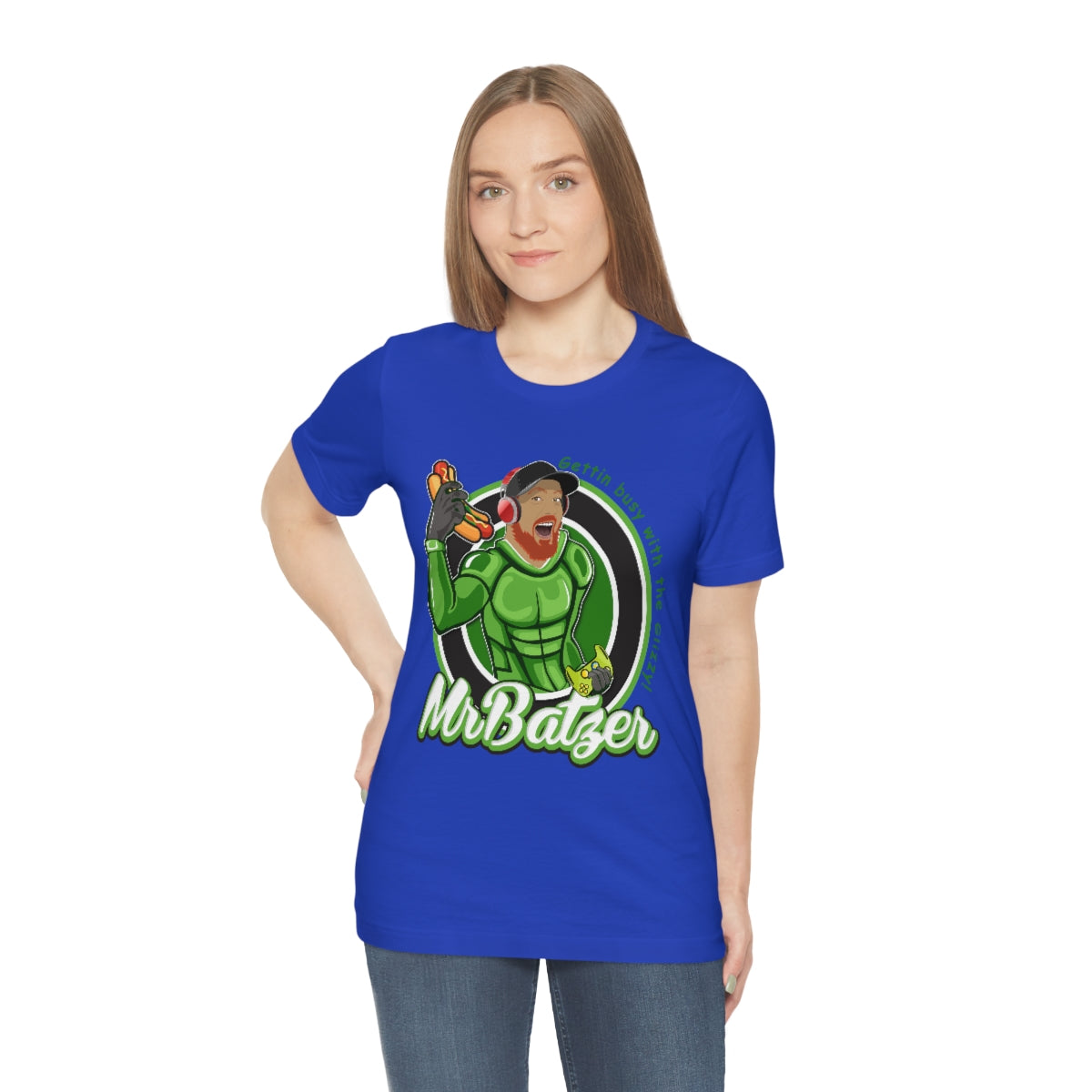 Double Print Unisex Jersey Short Sleeve Tee