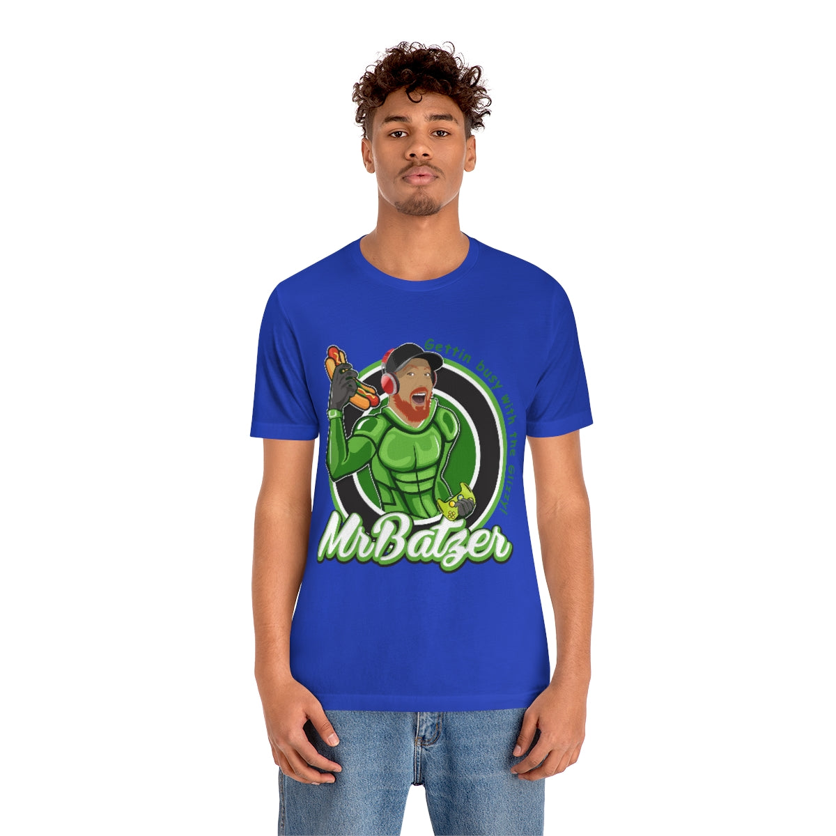 Double Print Unisex Jersey Short Sleeve Tee