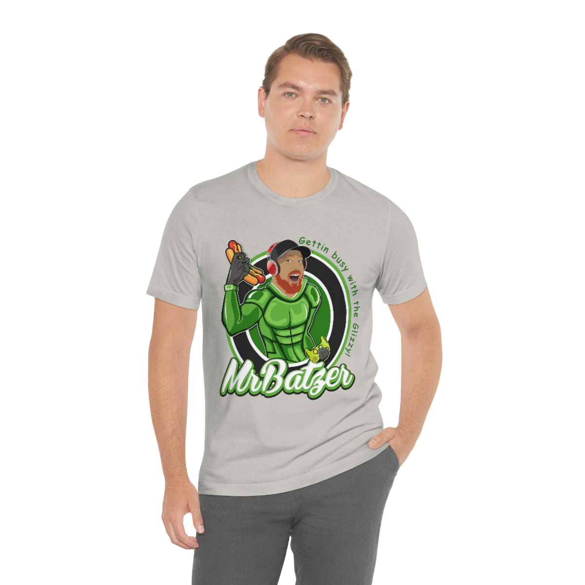 Double Print Unisex Jersey Short Sleeve Tee