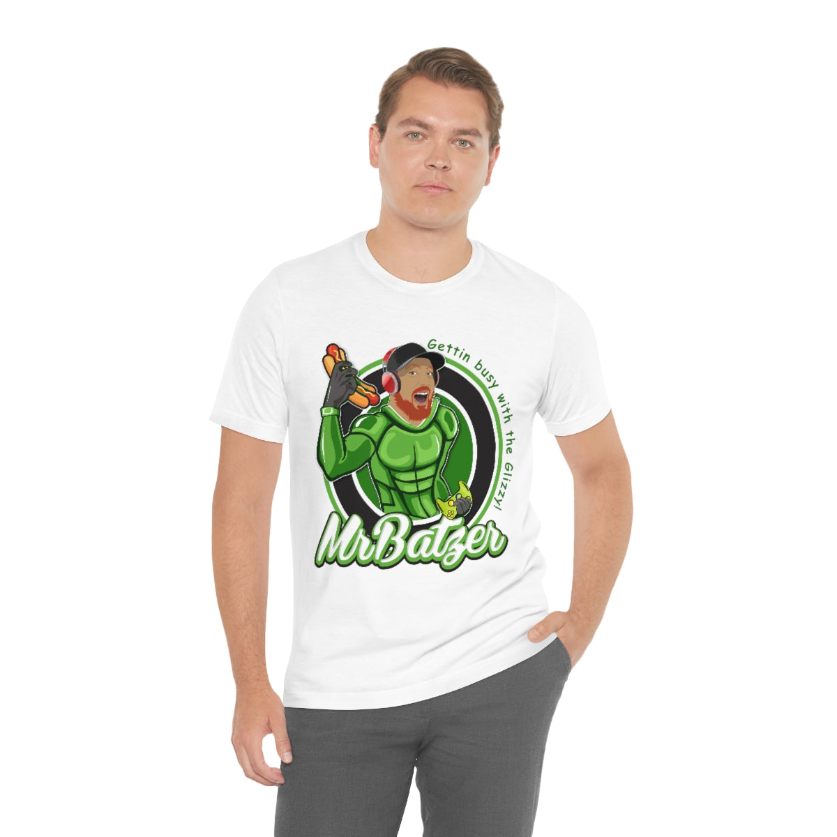 Double Print Unisex Jersey Short Sleeve Tee