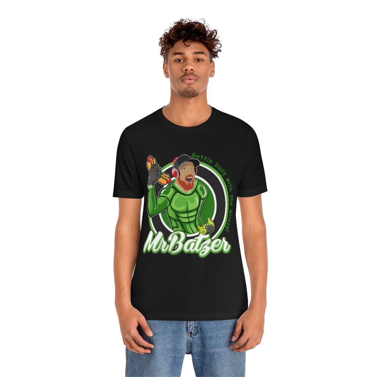 Double Print Unisex Jersey Short Sleeve Tee