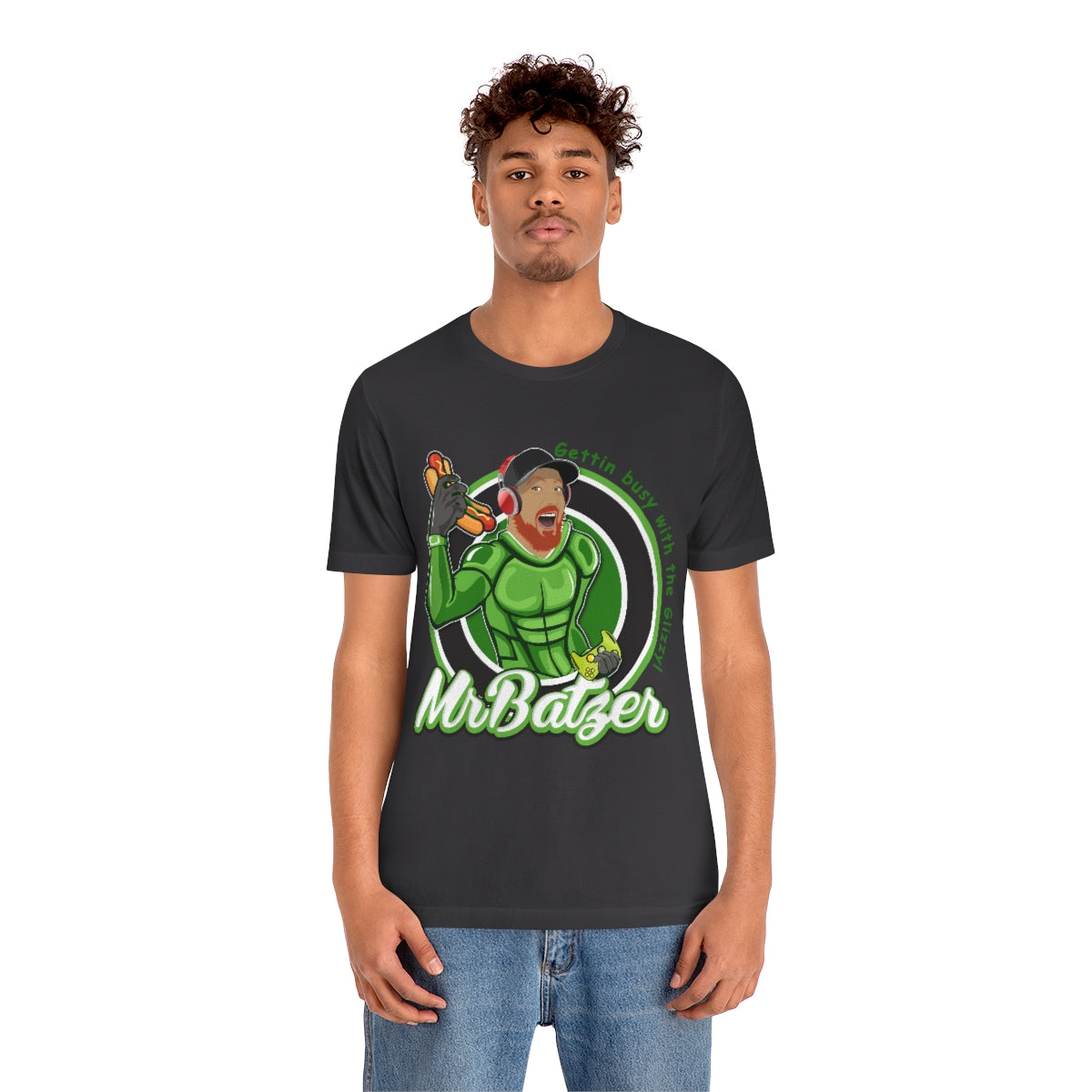 Double Print Unisex Jersey Short Sleeve Tee