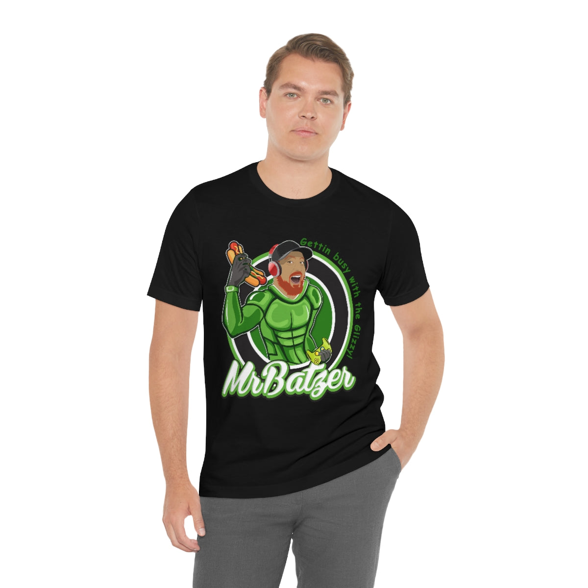Double Print Unisex Jersey Short Sleeve Tee