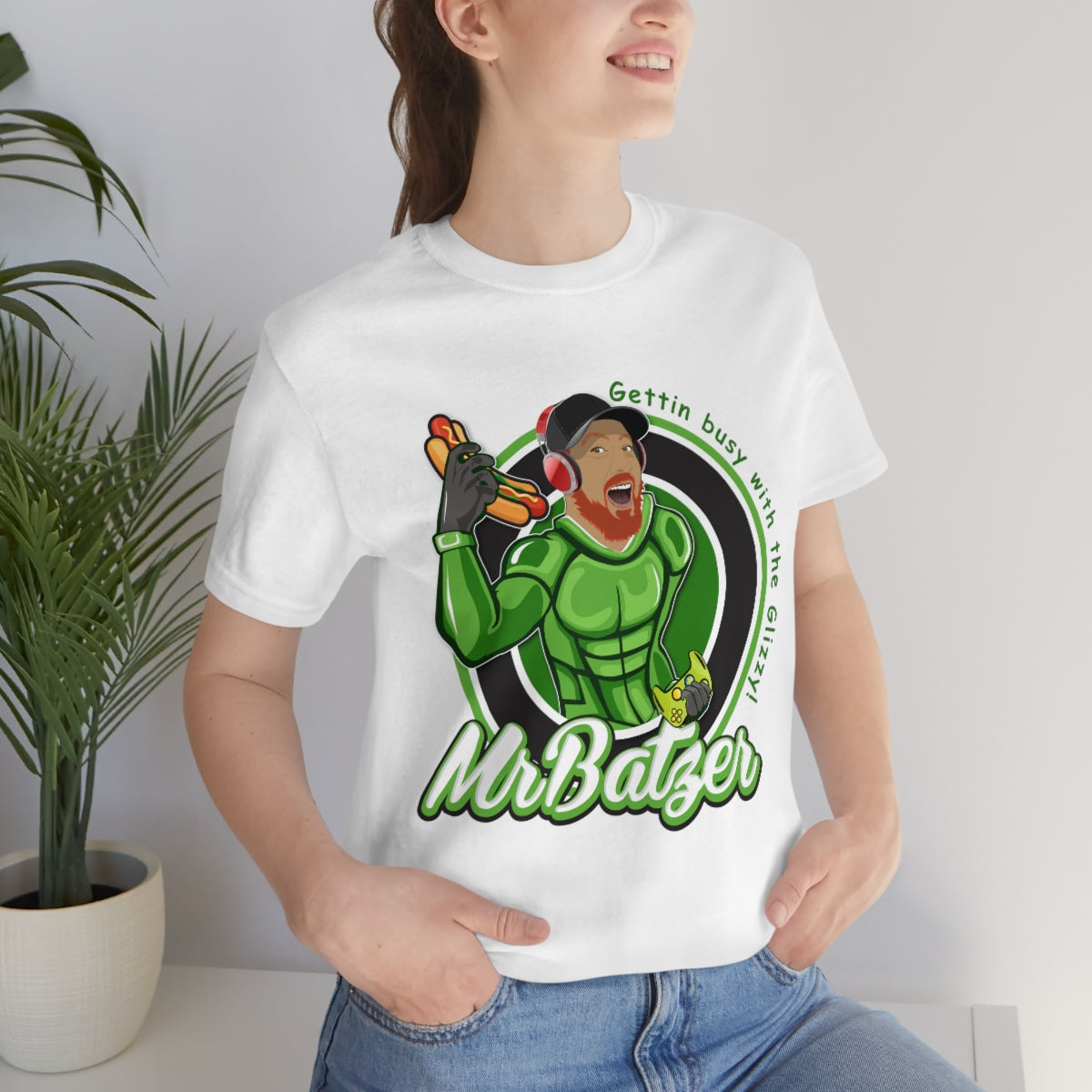 Double Print Unisex Jersey Short Sleeve Tee