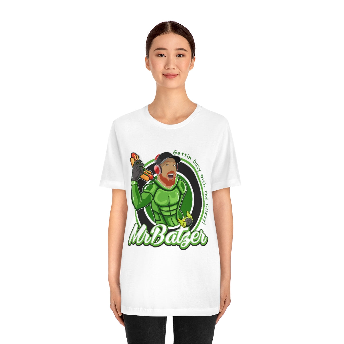 Double Print Unisex Jersey Short Sleeve Tee