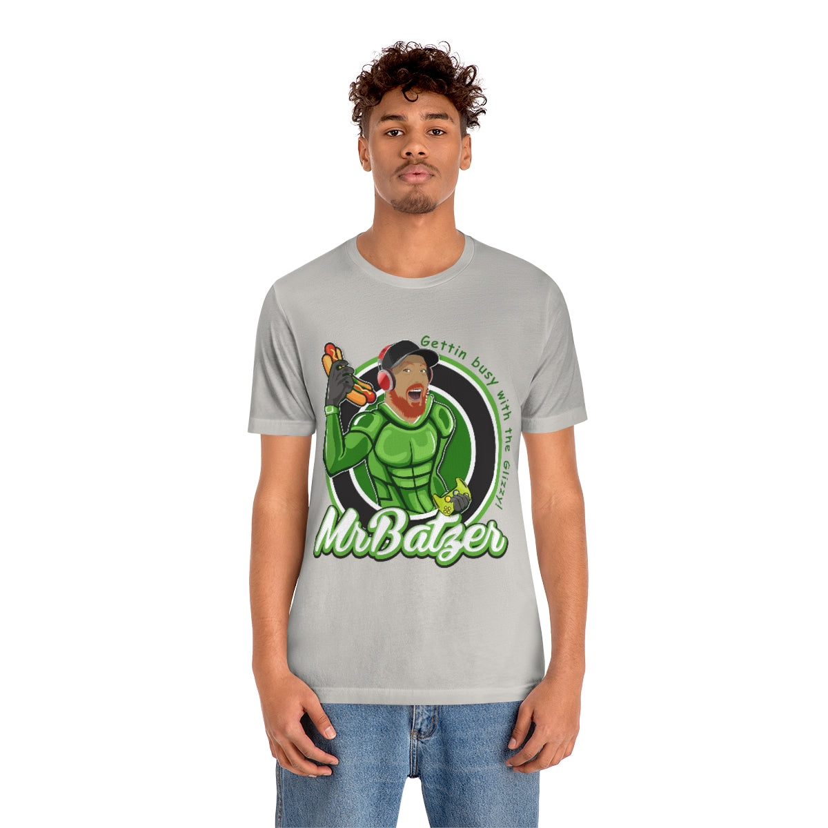 Double Print Unisex Jersey Short Sleeve Tee